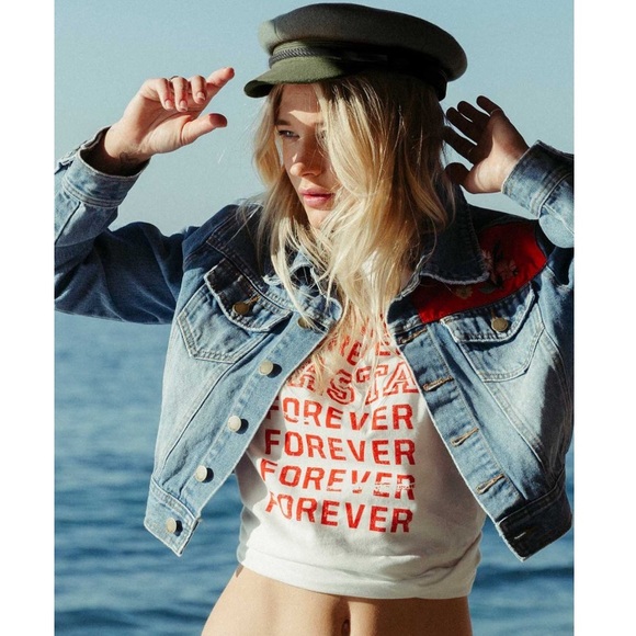 🔥🔥BILLABONG - CROPPED DENIM JACKET🔥🔥 - Picture 2 of 8